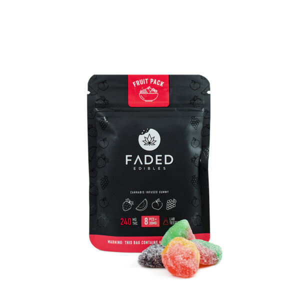 Buy Faded Cannabis Co Fruit Pack Gummies | Vape Storer