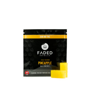Faded Cannabis Co. Pineapple Jelly Blocks