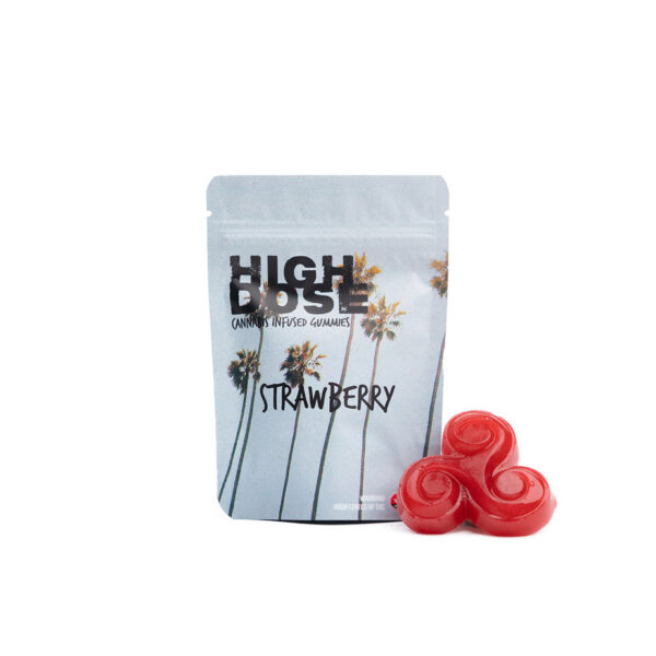 Buy High Dose Strawberry Gummies