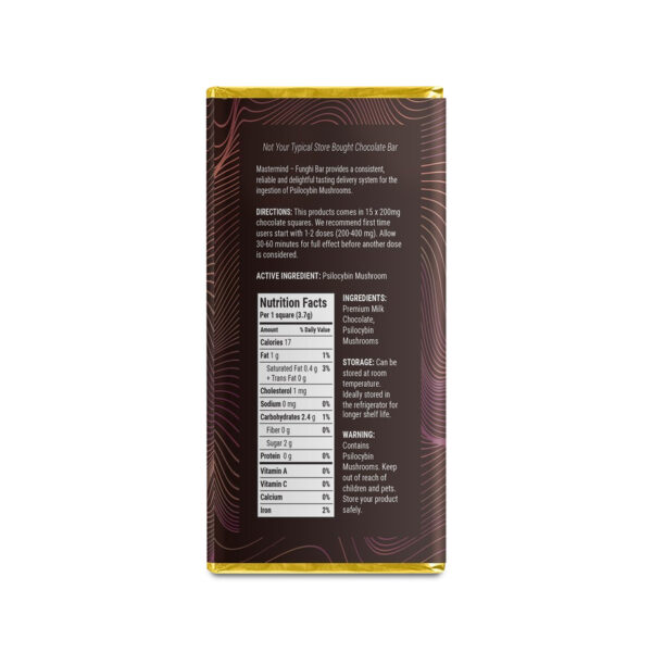 Mastermind Funghi Chocolate bar | Vape Storer