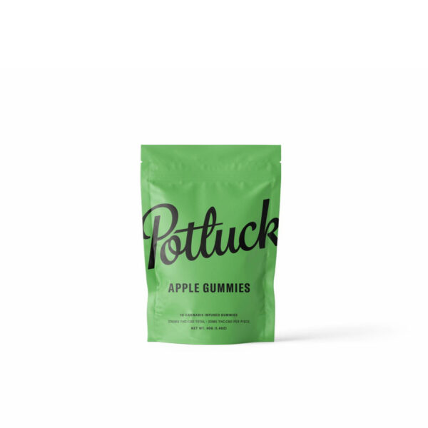 Potluck 1-1 Green Apple Gummies | Vape Storer