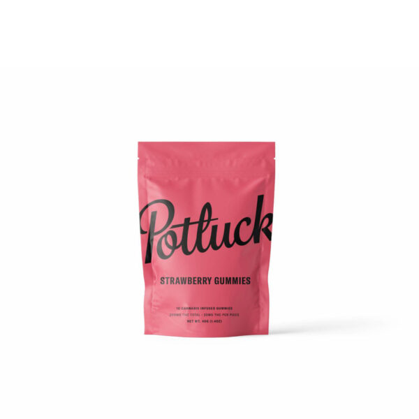 Buy Potluck Strawberry Gummies | Vape Storer